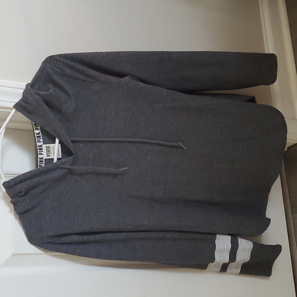S Gray PINK Hoodie.